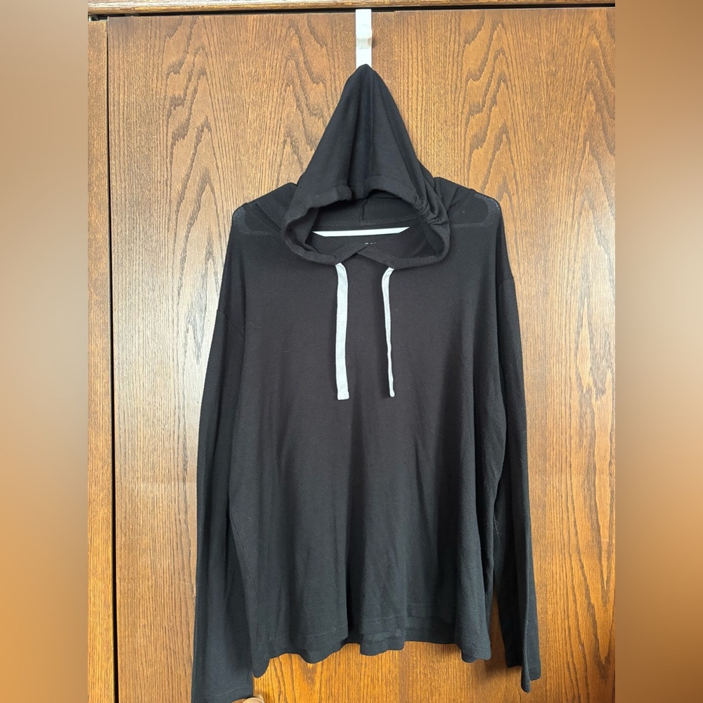 ZYIA Black Lounge Boyfriend Hoodie
